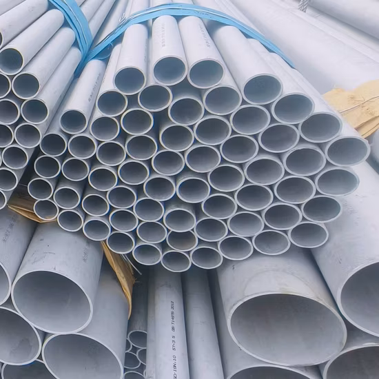 Tubería de acero inoxidable de 16 pulgadas de alta calidad Tubería de acero inoxidable súper dúplex Tubería de precisión de acero inoxidable de 3 mm para la construcción